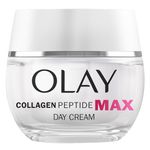 Olay Collagen Peptide MAX Face Moisturiser Day Cream, Skincare Niacinamide 99% Purity & +50% Glycerin Anti Aging Menopausal Skin Care: Strengthens, Restores, Hydrates, 50ml vs Collagen Day Cream