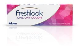 Freshlook OneDay - Daily Disposable Color Contact Lenses (-00.00, Green, Pack of 10) | From Alcon