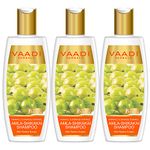 Vaadi Herbals Hair fall and Damage Control Amla Shikakai Shampoo, 350ml (Pack of 3)