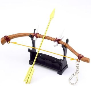 Superbuybox Legend of Zelda Link Martial Arts Sword Spear Arrow Bow Shield Action Figure Game Collection Desk Room Decoration Backpack Pendant Gift (Zelda Dragon Bone Boko Bow Arrow)