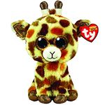 TY Toys Beanie Boo Giraffe Stilts - 15 CM, Brown (2009290)