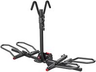 KYX 2" Hitch Mounted Bike Rack, Carries 2 Bikes up to 90 lbs Each for Standard, Fat Tire, Electric Bicycles-Heavy Duty, Foldable and Tilting Ebike Rack for Car, Truck, SUV, Easy to Install