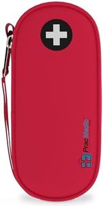 PracMedic Bags Epipen Carry Case- Insulated Compact, holds 2 Epi Pens or Auvi-Q, Inhaler, Nasal Spray, Antihistamine tablets, Immediate Access to Allergy Medicines During Emergency and First Aid (Red)