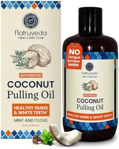 Advanced Coconut Pulling Oil for Oral Care – 1 Pack (8 oz) Pack USA-Based Seller, Lab Tested, Coconut Oil Pulling Mouthwash – No Tongue Scraper Included