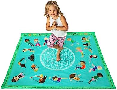 Birdy Boutique - Double Sided Learning Blanket® - Yoga and Game - Cozy Soft Minky - Great for Early Readers, Homeschoolers, PreK, Kindergarten - 50" X 60"