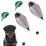 Saillong 2 Pack Dog Training Dummies for Hunting Dogs, Dog Training Toy, Hunting Retriever Dog Training, Floating Dead Fowl Trainer, Foam Pet Dog Interactive Toys(Wild Duck)