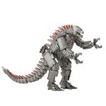 MonsterVerse Godzilla vs Kong 11 Inch Collectable Giant Mecha Godzilla Articulated Action Figure Toy in Black, Limited Edition, Suitable for Ages 4 Years+