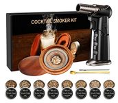 FOCBYE Cocktail Smoker Kit with Torch, [8 Flavors Wood Chips] Old Fashioned Cocktail Kit, Bourbon & Whiskey Smoker Infuser Kit for Drink, Fathers Day Dad from Daughter Son Wife (No Butane)