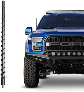 VOFONO 13 Inch Antenna for Ford F150 2009-2024 Ford Truck Antenna Accessories, Ford F150 Car Radio Antenna for FM AM, Black Rubber Spiral F 150 Antenna