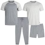 Eddie Bauer Men’s 4 Piece Lounge Set, Assorted Colors - 1, Medium