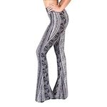 SATINA High Waisted Wide Leg Pants for Women | Women’s Palazzo Pants | Flared Leggings in Regular & Plus Sizes | 10 Colors