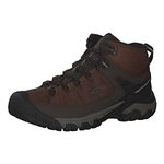 KEEN Men's Targhee 3 Mid Height Waterproof Hiking Boots, Chestnut/Mulch, 7