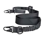 Rifle Sling Quick Adjust 2 Point Sling Multi Use Gun Strap Metal Clips