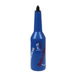 carrub Flair Bartender Bartending Practice Bar Pub Bottle Wine Cocktail Shaker - Blue