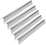 Hongso 24.5 inch Flavorizer Bars Grill Heat Plates for Weber Genesis 300, E310, E-310, E-320, S-310, S-320 Series Gas Grills, 5 Pack Heat Deflectors Replacement Parts for Weber 7539(FB7539)