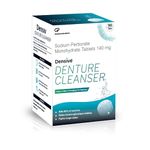 Densive Denture Cleanser Tablets | (90 Denture Tablets) | Antimicrobial Denture Cleaner for Partial & Full Dentures | Color-Changing Technology for Effective Cleaning |
