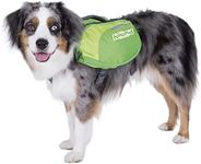 Outward Hound DayPak Green Dog Saddleback Backpack, Medium