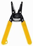 Ideal Electrical 45-120 T-5 T-Stripper - 10-20 AWG, Yellow Wire Stripper with Looping Holes, Plier Nose, Spring Loaded Automatic Opening