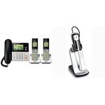 VTech CS6949-2 DECT 6.0 Corded/2-Cordless Telephone System + VTech IS6200 DECT6.0 Accessory Headset Bundle