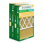 Filterbuy 16x25x5 Air Filter MERV 11 Allergen Defense (2-Pack), Pleated HVAC AC Furnace Air Filters for Honeywell FC100A1029, Lennox X6670, Carrier, Bryant, & More (Actual Size: 15.75 x 24.75 x 4.38)