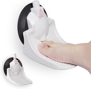 Shower Foot Rest for Shaving Legs, Pedicure Foot Rest, Foot Stand for Inside Shower with Powerful Suction Cup, Reusable Foot Rest Shower Stool，White