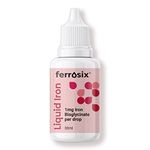 Gentle Iron Drops, Liquid Iron Bisglycinate, Highly Concentrated. Vegan, with Added Vitamin C for Fast Absorption.