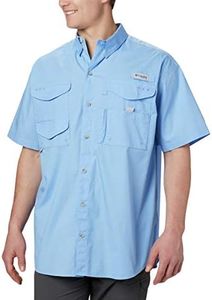 Columbia Men's Bonehead Short Sleeve Shirt,GULF STREAM,Medium