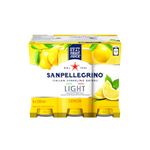 SAN PELLEGRINO Light Lemon, Sparkling Fruit Beverage, 15 Calories Per Serving, Made With Real Fruit Juice (From Concentrate), Bold And Flavourful, Crafted in Italy, 24 Cans