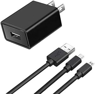 Charger [UL Listed] Compatible for Amazon Kindle Fire HD 10 9th Generation 2021 Release, Fire HDX 6" 7" 8.9" 9.7", Fire 7 HD 8 10 Tablet and Phone with 5Ft Micro-USB & USB C Cable
