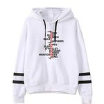 YLWX Sweater Hooded Grey's Anatomy Hoodies Unisex Long Sleeve Sweatshirt (Color : White, Size : S)