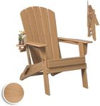 Plawdlik Folding Adirondack Chair, 