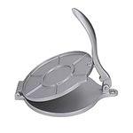 Tortilla Press, 7.9in Tortilla Maker Aluminum Roti Press Heavy Duty Flour Tortilla Press, Silver