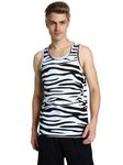 Veirdo® Men Sleeveless Tshirt, All Over Printed Vest for Men, Cotton Sando for Beach Wear, Gym, Cycling, Running, & Other Sports (VDVMTW0300057_M)