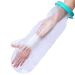 VEGCOO Waterproof Cast Cover Arm Adult, Soft Comfortable Cast Protector for Shower Arm, Shower Sleeve for Arm Cast Bag, Reusable Cast Bag for Bandage & Dressings & Wounds & Tattoos with No Mark on Skin