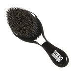 Torino Pro Curve Wave Brush by Brush King - #450 - Medium Hard Curve Wave Brush - Made with Reinforced Boar & Nylon Bristles -True Texture Medium Hard 360 Waves Brushes