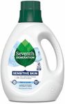 Seventh Generation Liquid Laundry Detergent Free and Clear Washing Detergent 90 oz
