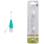 bblüv - Sönik - Original 2 Stage Ultrasonic Toothbrush for Infants and Toddlers (0 to 36 months) + Replacement Brush Heads - Stage 2 (Toddler)