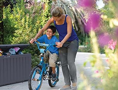 Keter Marvel+ 270L Outdoor Storage Box – Graphite, Weatherproof Garden Chest
