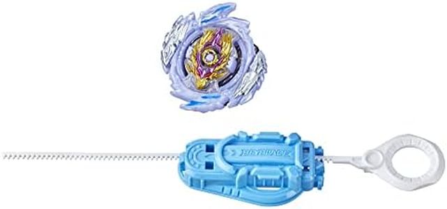 Hasbro Beyblade Burst Surge Speedstorm - Kit Inicial - Top Raid Luinor L6 - Top de Batalla Tipo Ataque con Lanzador - Juguete para niños
