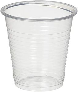 Settings [200 Count - 5 Oz Cups] Clear Disposable Plastic Drinking Cups Great For Juice, Water, Soda, Beer, Use At Party, Home, Office, Picnic, BBQ, Or Event, 2 Packs