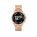 GOPINATH HUB Glorious Women's Rose Gold Smart Watch Talk 2 Bluetooth Calling Smartwatch with 3 Button, Hands On Voice Assistance HD Display, 14 Sports Modes with Puple Belt (Rose Gold)