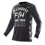Fasthouse Off-Road Jersey, Black/White, Small