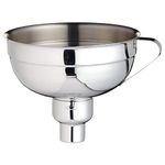 KitchenCraft Home Made Jam Funnel with Recipe, Adjustable, Gift Boxed, Stainless Steel, 14 cm, Silver