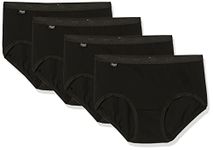 Sloggi Women's Basic+ Midi 4 Pack Full Brief, Black, 14 UK