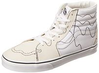 Vans Men (Stitch Warp) True White/Black Canvas Casual Sneakers 71002981 4