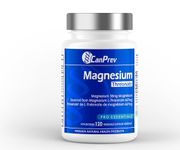 CANPREV Magnesium L-Threonate, 120 Vegan Caps - Enhanced Cognitive Function Support - Optimal Absorption Formula for Improved Sleep & Muscle Function - Essential Supplement for Men & Women