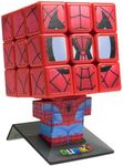 IDEAL | Rubik's Cubers Collectible Spider-Man Cube: fully solvable 3x3 character Rubik's Cube with display stand | Brainteaser Puzzles | Marvel Merchandise | Fidget Toys | Ages 8+