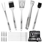BBQ Accessories Kit - 20pcs Stainle