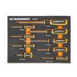 GEARWRENCH 9 Piece Phillips Dual Material Screwdriver Set in Foam Storage Tray - GWMSSCRPH