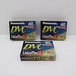 Panasonic AY-DVM60EJ3 MiniDV Tapes (60 Minute, 3 Pack)